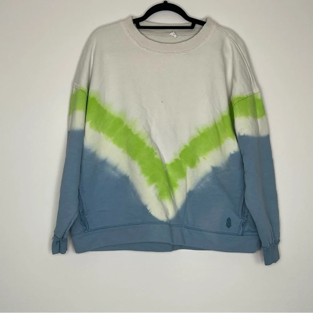 Free People Movement Metti Tie Dye Crewneck